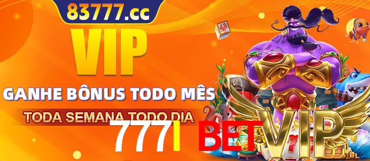 Banner promocional do 777I BET oferecendo 100% de recompensas adicionais contínuas para quem fizer o login diário (Daily sign-in), com um mascote de coelho.