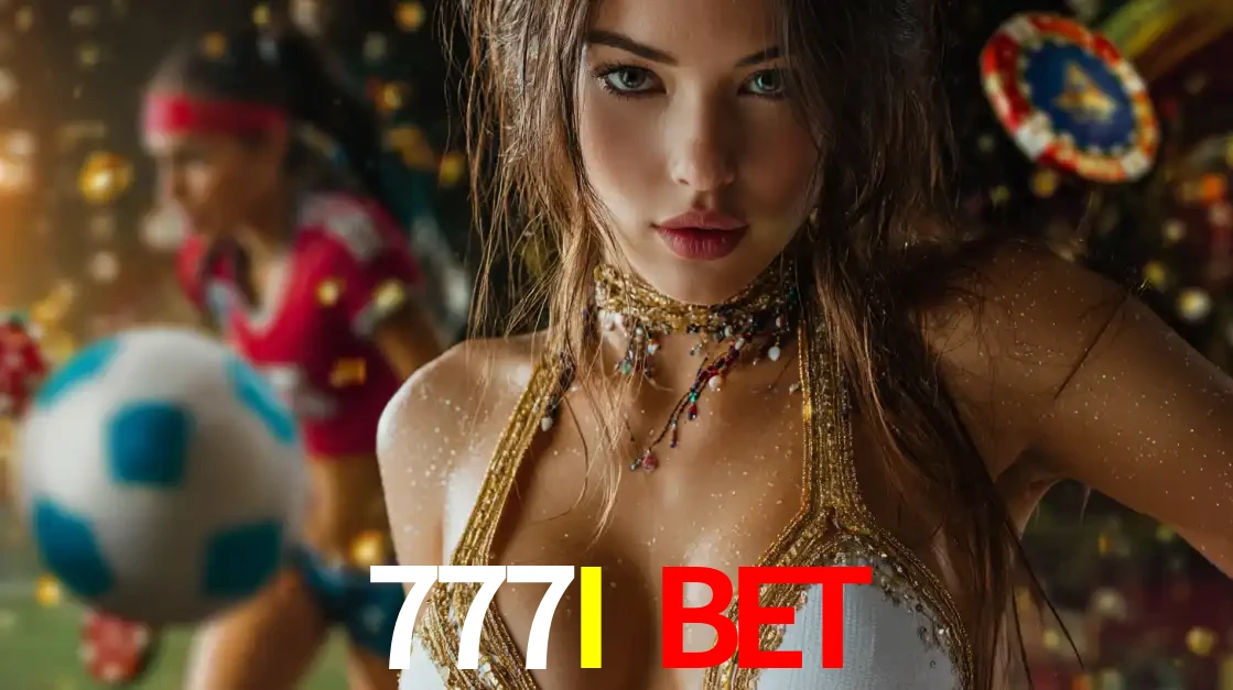 Mulher elegante representando a combinação de glamour e emoção das apostas esportivas, com uma jogadora de futebol ao fundo, destacando a ação no 777I BET.